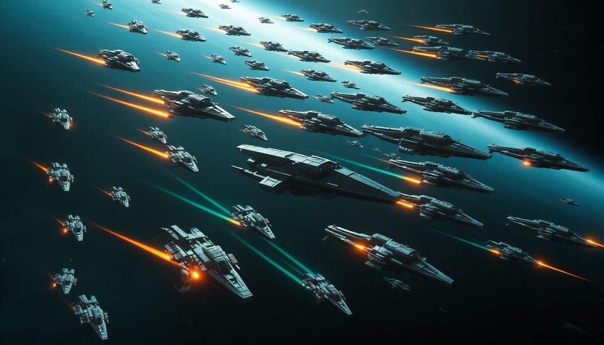 OGame alliance coordinated fleet campaign in formation