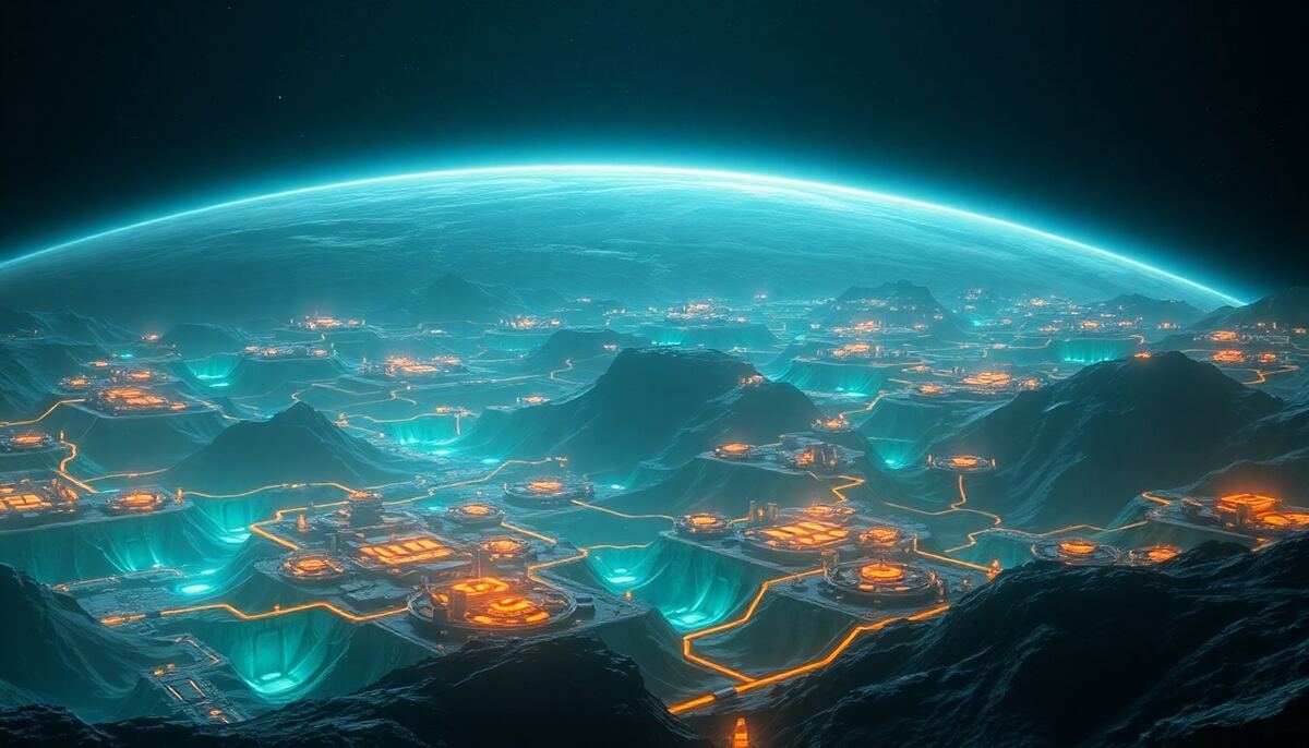 OGame planet mining facilities powered by energy grid