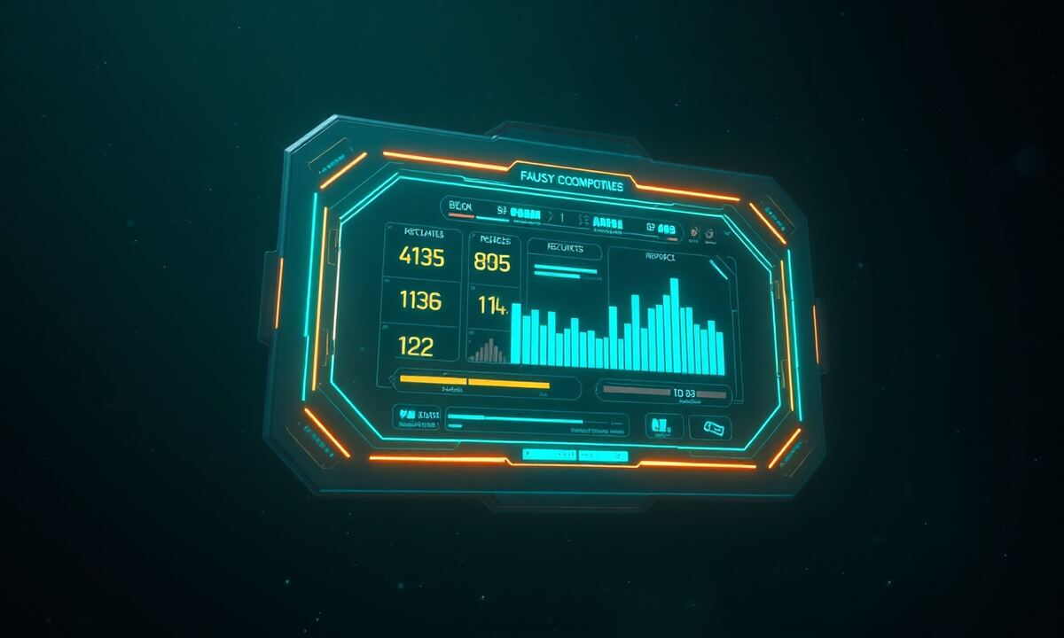 OGame spy report data hologram in space
