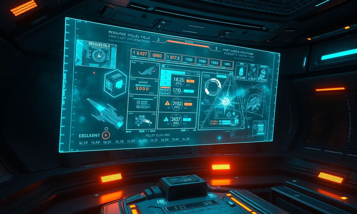 OGame profit calculation display for raid planning in space