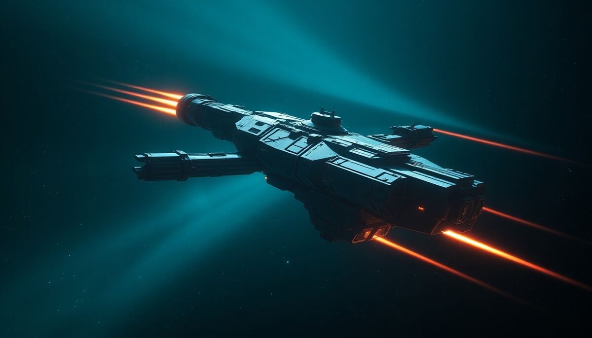 OGame early research station powering up in space