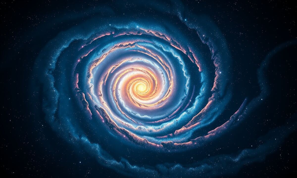 Spiral galaxy representing the scope of OGame's multiplayer universe
