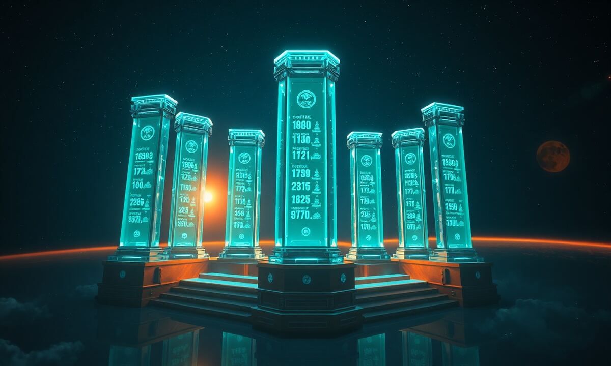 Battle Hall trophy monument in space representing OGames server records